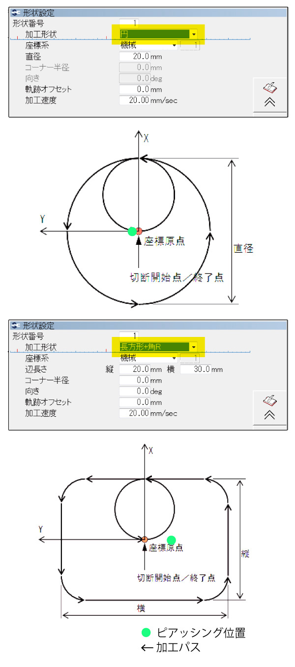 切断パターンプログラム