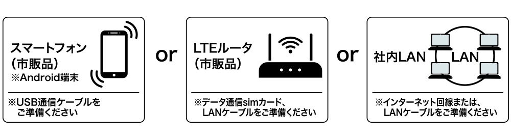 お客様準備品