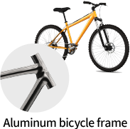 Aluminum bicycle frame