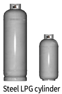 Steel LPG cylinder